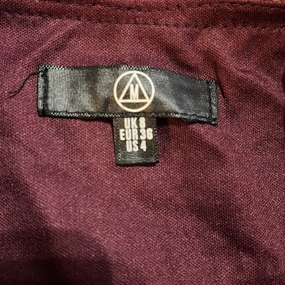 Missguided Red and Gold Sequins Sparkle Mini skirt US 4 - Picture 2 of 2